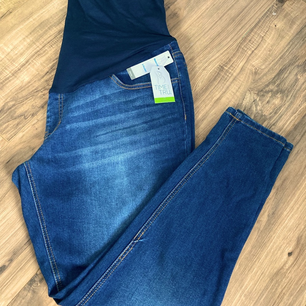 New! Maternity Jeggings with full comfort waist band!